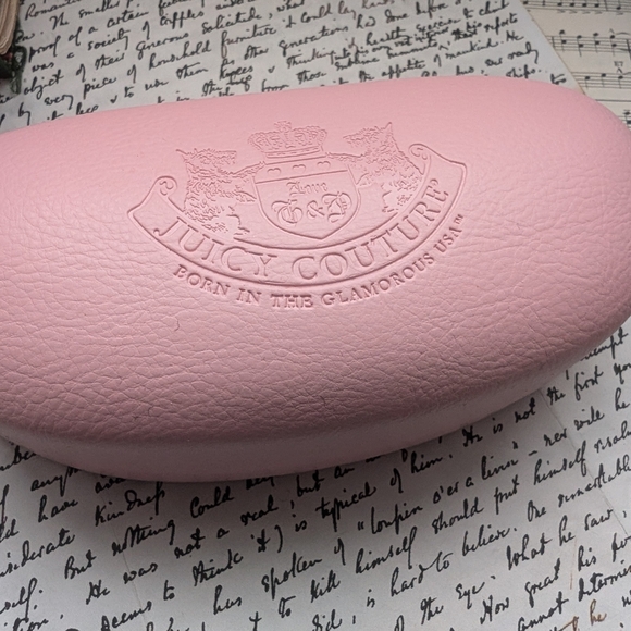 Purple Juicy Couture Round Sunglasses with Thick Frames - Picture 11 of 11